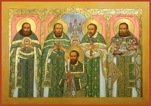 Священномученики Васи́лий Соколов, Алекса́ндр Заозерский и Христофо́р Надеждин, прмч. Макарий (Телегин) и мч. Се́ргий Тихомиров
