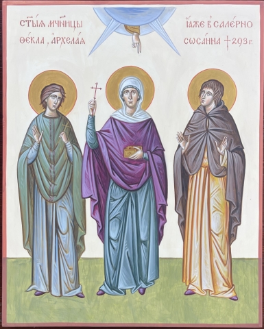 Преподобномученицы Архелая, Фекла и Сосанна