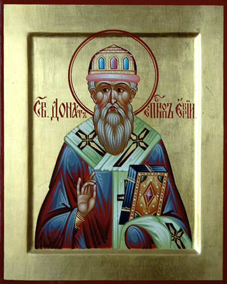 Свт. Доната, еп. Еврии (ок. 387)