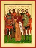 Мчч. Евстратия, Авксентия, Евгения, Мардария и Ореста (284-305)