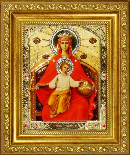 Икона праздника «Иконы Божией матери, именуемой "Державная" (1917)»