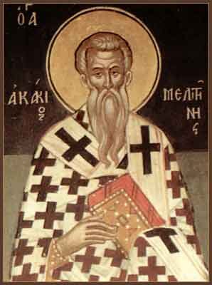 Прп. Акакия, еп. Мелитинского (ок. 435)