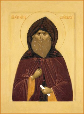 Прп. Евфросина Синозерского, Новгородского (1612)