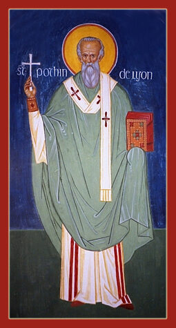 Сщмч.  Пофина, еп. Лионского, и с ним пострадавших (177 г.)