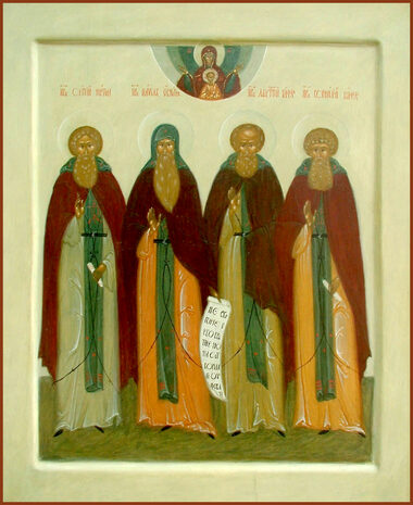 Прпп. Кассиана (1537) и Лаврентия (1548) Комельских