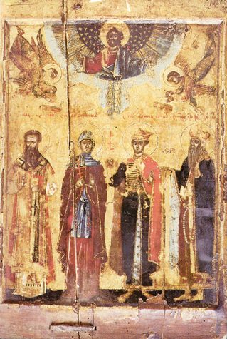 Блж. Иоанна (1503) и родителей его блжж. Стефана (1446) и Ангелины, Бранковичей, правителей Сербских
