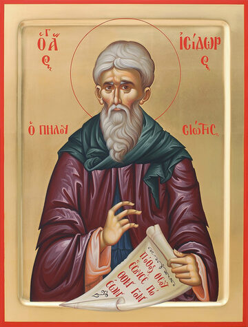 Прп. Исидора Пелусиотского (ок. 436-440)