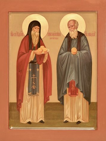 Прпп. Спиридона и Никодима, просфорников Печерских (XII)