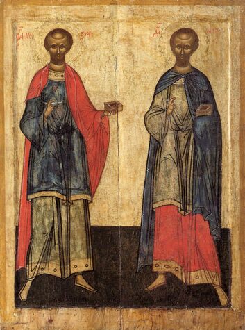 Бессребреников и чудотворцев Космы и Дамиана Азийских и матери их прп. Феодотии (III)